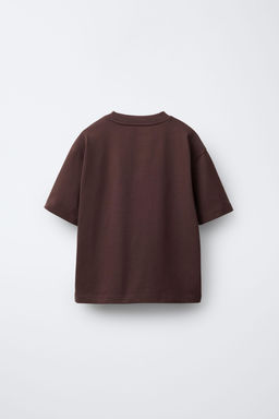 T-SHIRT WITH CHECK PRINT - Zara фото 2
