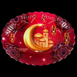 Поднос овалный 30 см / 30522 /уп 200/ мусульманский - ГалеонТрейд фото 5