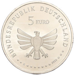 5 евро 2023 года G Германия Чудесный мир насекомых Махаон