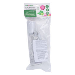 TLI-282 WHITE E27 PLANT POLYBAG Светильник на присоске для фитоламп с выключателем. Цоколь E27. Белый. ТМ ФитоЛето