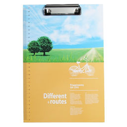 Планшет с прижимом формат А4 картон Путешествие, МИКС - Calligrata фото 5