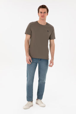 Erkek Regular Fit Bisiklet Yaka Vizon Basic Ti__rt Sepette S_rpriz _ndirim - U.s. polo assn фото 4