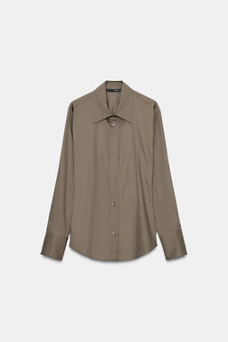 FITTED HEM SHIRT - Zara фото 7