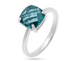 Кольцо, турмалин параиба выращ., СПН4305