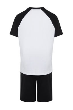 TRENDYOL MAN Bordo Ekru Nak?sl? Reglan Kol Orme Sortlu Pijama Tak?m? TMNSS24PT00007 - Trendyolmilla фото 16