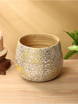 Ваза, 20×20×15 см, бамбук