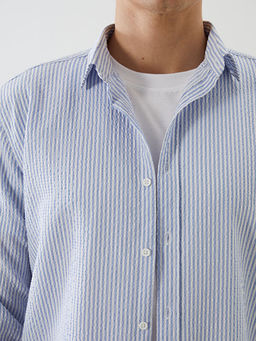 Рубашка мужская Slim Fit длинный рукав