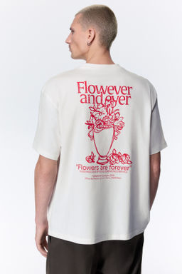 Camiseta con motivo estampado Loose Fit - H&m фото 29