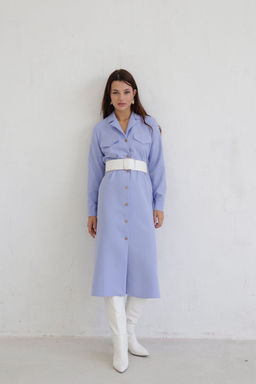 Платье-рубашка с английским воротником - Martichelli фото 84