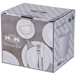 КРУЖКА LEFARD ДИАМАНД ГОЛД 13/9,5*10 СМ 350 МЛ  фото 2