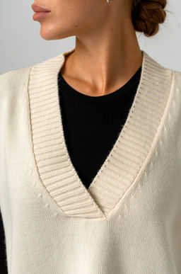 Женский вязаный жилет оверсайз Happyfox - Happy fox фото 3