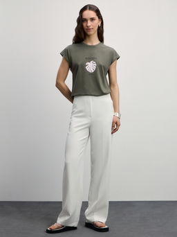 Футболка с принтом / Zarina  фото 2