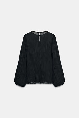 ZW COLLECTION PLEATED BLOUSE - Zara фото 6