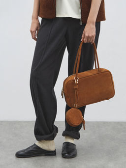 Женская сумка с ручками CALZETTI Артикул 4792814, коричнево-оранжевый - Tendance фото 5