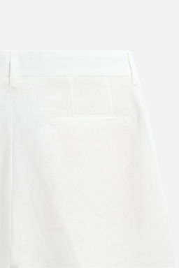 100% LINEN BERMUDA SHORTS - Zara фото 18