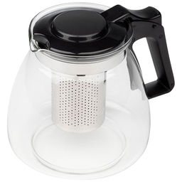 Чайник заварочный CLASSICA, объем 1100 мл, из жаропр стекла с фильтром из нерж стали арт.910131