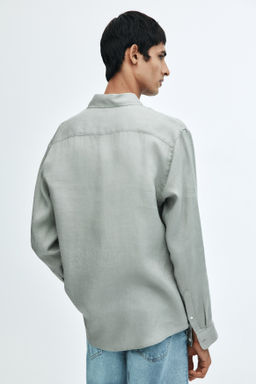Camisa de lino Regular Fit - H&m фото 5