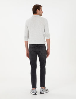 Siyah Slim Fit Jean Pantolon - Pierre cardin фото 4