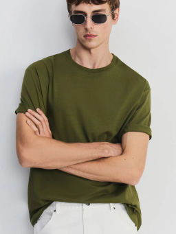 Базовая футболка регулярного фита MREGL0526-13 / Zarina