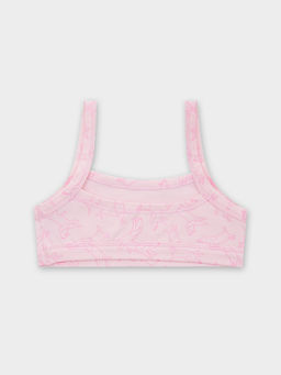 Топ для девочек розовый с контурными собачками - Mark formelle фото 2