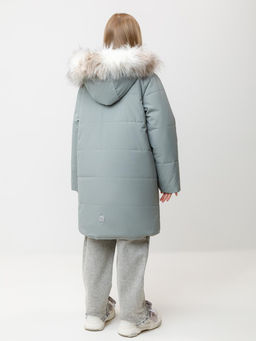 ВК 38110/2 УЗГ пальто для дев со съемной подстежкой