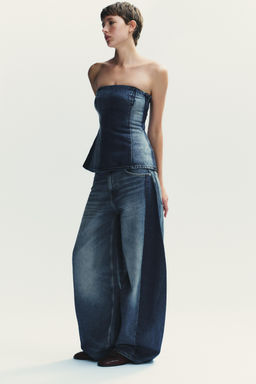HIGH-WAIST OVERSIZE BALLOON JEANS - Zara фото 3