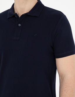 Lacivert Slim Fit Basic Ti__rt - Pierre cardin фото 14