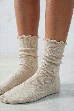 PACK TRES CALCETINES MEDIOS RIZO / Beige claro - Zara фото 2