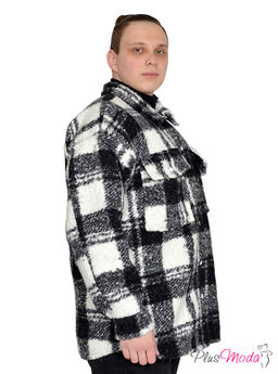 Куртка-рубашка Модель №1953 размеры 44-84 - Plusmoda фото 5