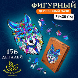 Пазл фигурный Sage Wolf, размер 19×28 см, 156 деталей