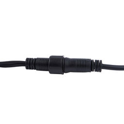 ULD-B5007-300/TBK WHITE IP67 Бахрома светодиодная с эффектом мерцания, 5м. Соединяемая. 300 светодиодов. Белый свет. Провод черный. TM Uniel