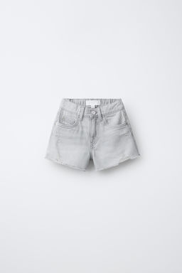 BERMUDA DENIM ROTOS / Gris