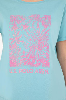 Женская мятная футболка - U.s. polo assn фото 14