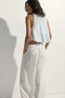 Top bordado con lazadas - H&m фото 3