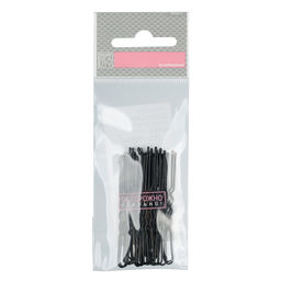 Шпильки черные 60 мм (24 шт) волна DEWAL BEAUTY H-60BLACK