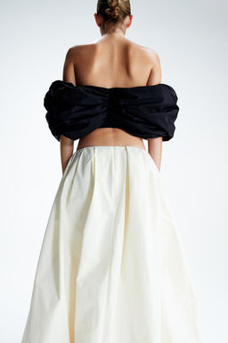 Top off-the-shoulder con bajo burbuja - H&m фото 4