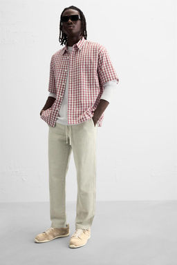 FADED JOGGER WAIST TROUSERS - Zara фото 13