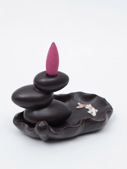 Подставка для благовоний TAKE IT EASY «Баланс и рыбки», стелющийся дым, 4.3×3.5×6 см