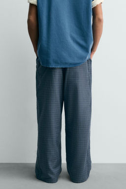LIMITED EDITION BAGGY FIT CHECK TROUSERS - Zara фото 20