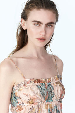 Crop top en mezcla de lino - H&m фото 2