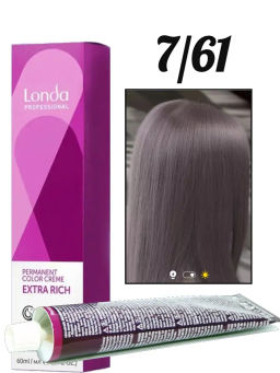 Стойкая краска 7/61 блонд мягкий тауп LondaColor
