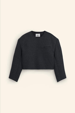 LIMITED EDITION CROPPED FIT BLAZER - Zara фото 8