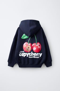 SUDADERA CAPUCHA CAPIBARA CAPYFUN  / Marino - Zara фото 2