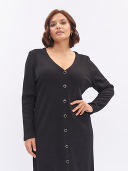 Платье из джерси ZPP81008BLK01 - ZORY фото 8