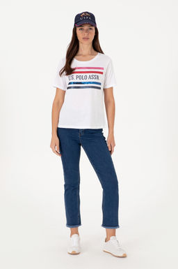 Kad_n Beyaz Ti__rt Sepette S_rpriz _ndirim - U.s. polo assn фото 4