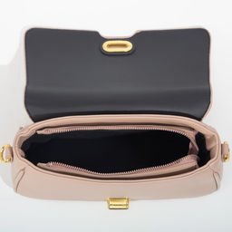 Сумка-мессенджер на клапане, длинный ремень, цвет розовый - Simaland фото 7