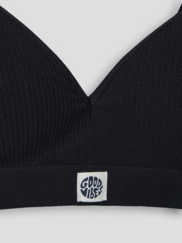 Бюстгальтер женский черный с формованной чашкой - Mark formelle фото 10