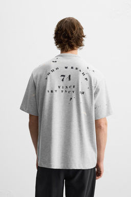 PAINT SPLATTER NUMBER T-SHIRT - Zara фото 3