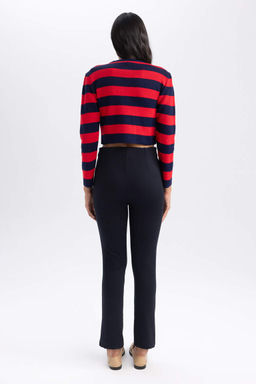 Укороченные брюки с высокой талией - Defacto фото 6