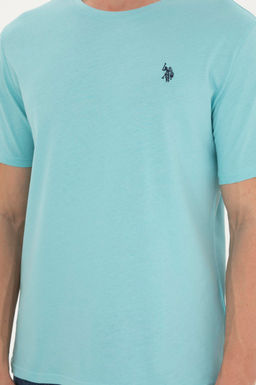 Мужская мятная базовая футболка - U.s. polo assn фото 6